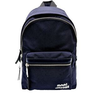 Marc Jacobs Trek Pack Medium Backpack Blue Designer Logo Bag